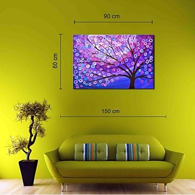 HGFYDXL Abstract Horizontal, Modern Canvas Oil Painting Home Decoration One Panel,Stretched Canvas,36" X 24" (90Cm X 60Cm)