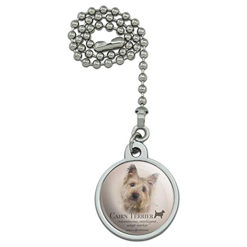 GRAPHICS & MORE Cairn Terrier Dog Breed Ceiling Fan and Light Pull Chain