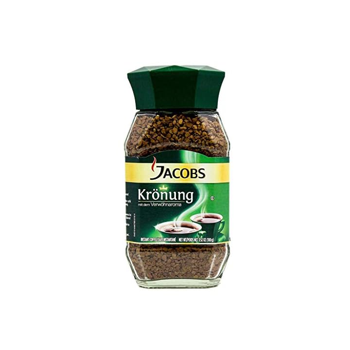Jacobs Kronung Instant Coffee 200 Gram / 7.05 Ounce (Pack of 6