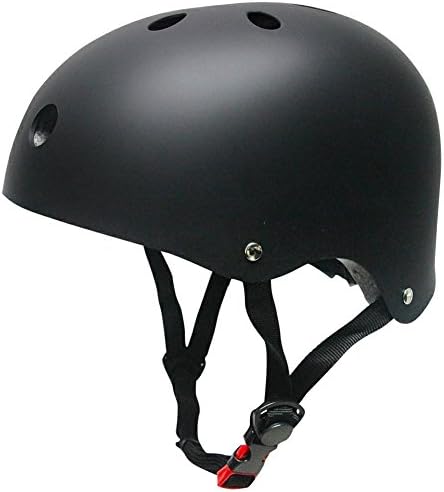 Popo Rabbit Multi-sport Kid Helmet Comfortable Adjustable Skateboard Pink Outdoor Sports Child Children Kid Kids Boys Girls Bike Bicycle Cycle Cycling Helmet (black, M)