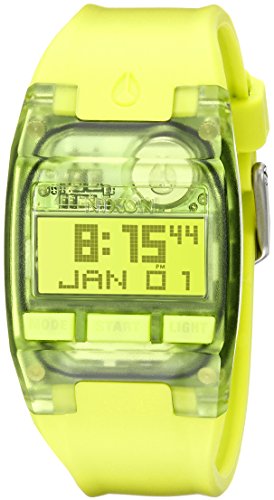 Nixon Men's A3362044 Comp S Digital Display Automatic Self Wind Green Watch