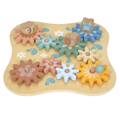 Excellerations Turning Gears Wooden Panel