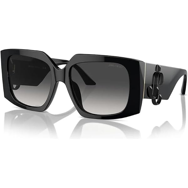 Amazon.com: JIMMY CHOO NENA/S Black Gold/Dark Grey Shaded 51  display picture 1