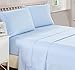 Lux Decor Collection Bed Sheet Set – 4 PC Bed Sheets - Brushed Microfiber - (Queen Size, Checkered Blue)