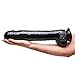 Master Series The 16.25 Inch Colossus Dildo with Suction Cup Base, Extra Large Lifelike and Realistic Thick Toy for Women, Men, and Adult Couples, Made with Flexible and Firm PVC Material, Black