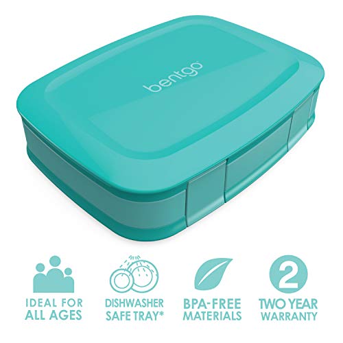 Bentgo BGOFR-2A (Aqua) Fresh New & Improved Leak-Proof, Versatile 4-Compartment Bento-Style Lunch Bo - //medicalbooks.filipinodoctors.org