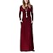 Jingying Women Long Sleeve Loose Plain Maxi Dresses Casual Long Dresses With Pockets