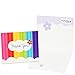 Birthday Express Rainbow Wishes Party Supplies - Thank-You Notes (8)