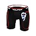 Youper Boys Youth Padded Sliding Shorts with Soft Protective Athletic Cup for Baseball, Football, Lacrosse (Black, Medium)