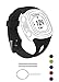 BeneStellar Garmin Forerunner 10 Watch Band, Silicone Replacement Small (Women) Band for Garmin Forerunner 10 Watch (Black, Small)