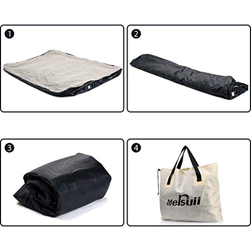 Mersuii Air Mattress Queen Size Portable Inflatable Airbed with Built-in Pump Durable Air Mattress Full Storage Bag Included (78x60x20 inch) - Thumbnail 5