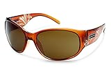 Suncloud Carousel Polarized Sunglasses, Cola Laser Frame, Brown Lens