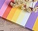 Hapy Shop 4050 Sheets Origami Stars Paper Double Sided 3 Styles 22 Colors Decoration Paper Strips