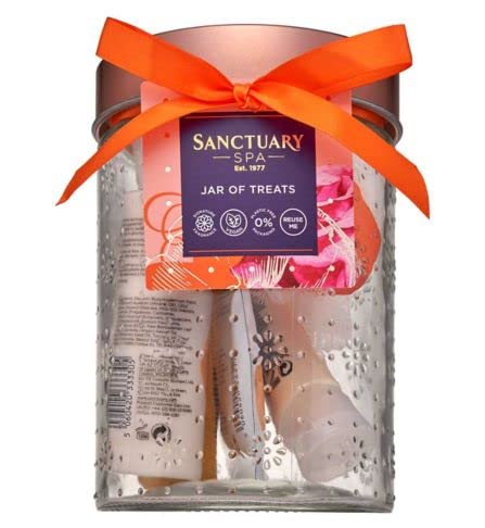 Sanctuary Spa Jar of Treats Gift Set Gift Set for Women, For Birthday, Christmas, Vegan and Cruelty Free
