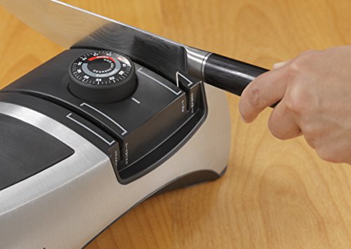 KitchenIQ 50353 Angle Adjust Adjustable Electric Knife Sharpener - Thumbnail 2