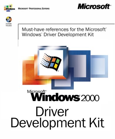 Microsoft Windows 2000 Driver Development Kit (Dv-Mpe Software Dev. Kit) by Microsoft Press