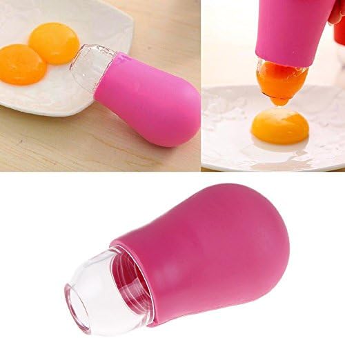 Kitchen Tool Silicone Pluck Eggs White Separator Yolk Extractor Divider Gaget