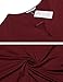 Ekouaer Maternity Nursing Gown,Labor and Delivery Pajama (Wine Red, Large)