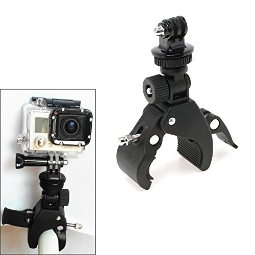 Wiseup™ Motorcycle Bike Quick Release Handlebar Mount Clamp Tripod Adapter for GoPro Hero 4 3+ 3 2 1