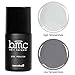 BMC Sultry Soft Creamy Gray 2 in 1 Thermal Color Changing Gel Polish - Enchanted, Moonlit Lustre