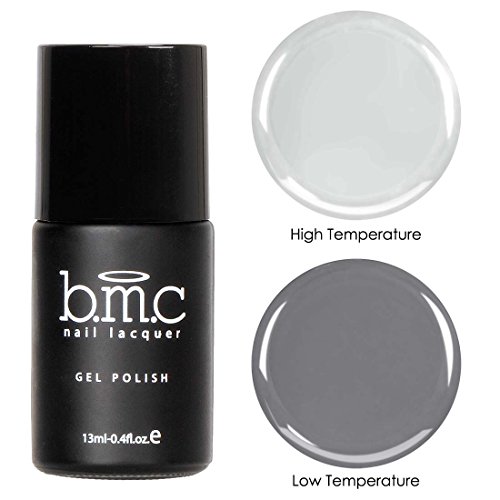 BMC Sultry Soft Creamy Gray 2 in 1 Thermal Color Changing Gel Polish - Enchanted, Moonlit Lustre BMC Sultry Soft Creamy Gray 2 in 1 Thermal Color Changing Gel Polish - Enchanted, Moonlit Lustre