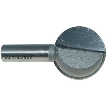 Magnate 283 Straight Plunge Router Bit - 2 Flute, 3/8" Cut Diameter, 1/2" Shank