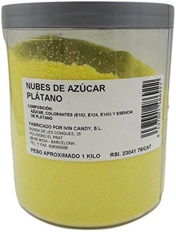 Professional Instant Candy Floss Sugar Cotton Candy 1 Kg (Banana)