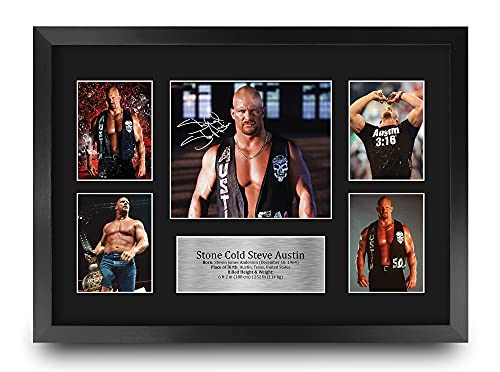 (A3 Framed) Steve Austin Display