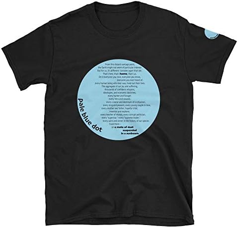 Cosmos Pale Blue Dot Carl Sagan Quote Short-Sleeve Unisex T-Shirt