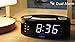 iTOMA Alarm Clock Radio, Digital AM FM, Dual Alarm, Snooze, Dimmer Control, Indoor Temperature Display, Countdown Timer, Backup Battery (CKS3301B)