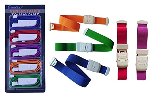Casebuy® 5-pack elastic first aid quick release medica…