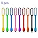 Mini USB Light,LED Laptop Light for Power Bank, Portable Flexible Night Light or Reading Lamp Pack of 9(Color as Shown) NaughtyKid