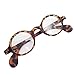 Agstum Retro Small Round Optical Non-Prescription Eyeglass Frame Clear Lens A3020