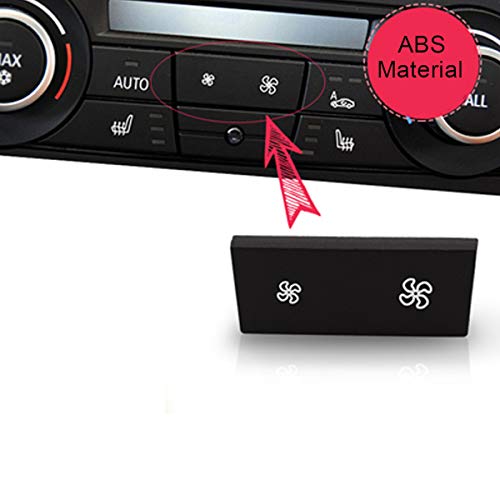 Jaronx For BMW A/C Climate Control Panel Fan Speed Button Replacement,fit for BMW 1 Series E81/E87/E88/E82,3 Series E90/E91/E92/E93,X1 E84 (1 PCS)