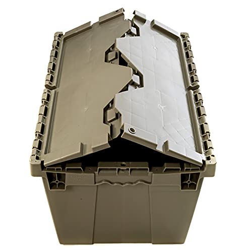 12 Gallon Commercial Flip Top Tote Storage Container (Pack of 1