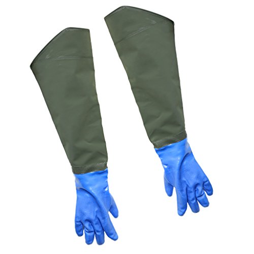 1 Paar Angelhandschuh Verdickung und mit Samt Wasserdichter Fischen-Handschuh