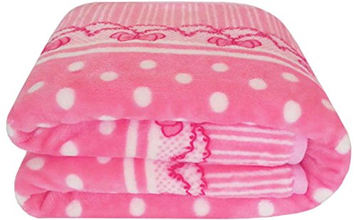 image for VIP Fleece Fleece Baby Blankets for Girls - Super Soft and Cozy - Anti