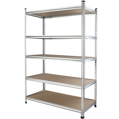 WORKPRO 5Tier Storage Shelving Unit, 48”W x 24”D x 72”H, Adjustable