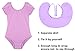 DANSHOW Girls Short Sleeve Leotard with Skirt Kids Dance Ballet Tutu Dresses(3027-M-09)