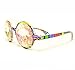 GloFX Tribal Kaleidoscope Rave Glasses- Rainbow Crystal Glass Diffraction Lens
