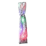DX DA XIN LED Sequin Scarf, Light up Flashing Scarf