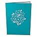 Paperkraft® Floral Bouquet Blue Pop Up Greeting Card
