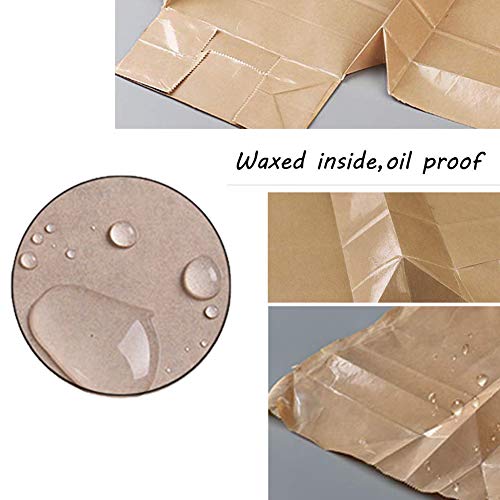 100 Packs Brown Paper Lunch Bags Lage Size 9 4 5 2 3 2 Bread