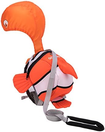 Joylish Baby Anti Lost Backpack Walking Safety Harness with Leash for Kids (Clownfish)
