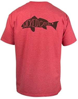 Slot Redfish Mens Short Sleeve Fishing T-Shirt