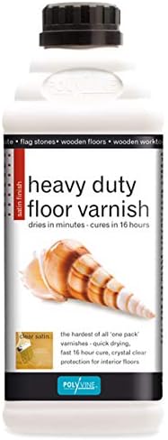 Polyvine Heavy Duty Floor Varnish Satin Finish, Quick Drying Floor Varnish, Polyurethane, Water-Based - Image 3