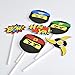 KREATWOW Ninja Cupcake Toppers for Ninja Birthday Party Supplies