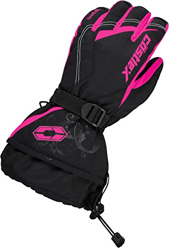 Castle X Legacy Womens Snowmobile Gloves - Pink Glo (LRG)
