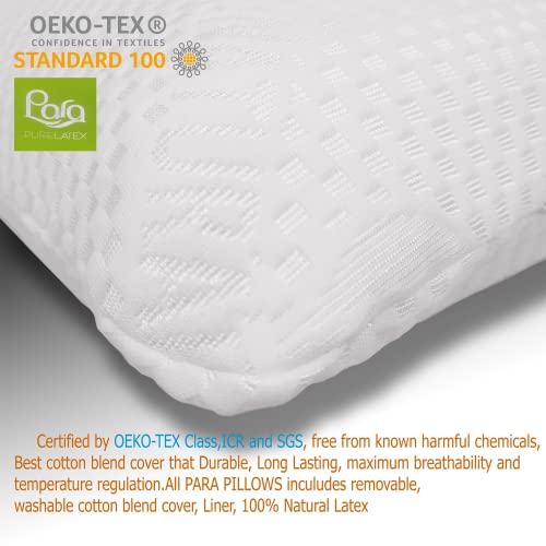 Premium Latex Pillow 100 Natural Talalay Latex Sleeping Bed Pillow