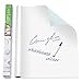 TOPtoper Self-Adhesive Whiteboard Sticker 78.7” × 17.7” Dry Erase Wall Decal Paper Whiteboard Surface for Kids, Office, Home and School (White, 17.7×78.7 Inch)